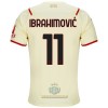 Maglia ufficiale AC Milan Zlatan Ibrahimovic 11 Trasferta 2021-22 per Uomo